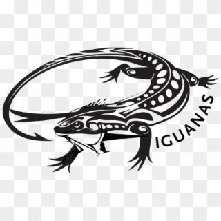 Jpg Library Download Iguana Clipart Newt - Lizard Tattoo Tribal, HD Png Download