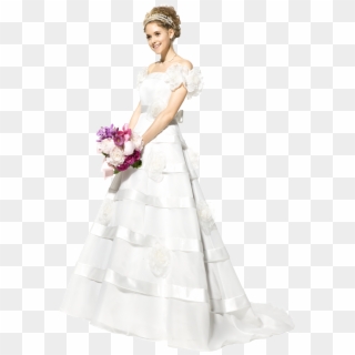 Png Image Information - Woman In Wedding Dress Png, Transparent Png