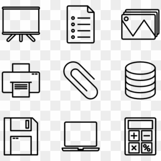Office Supply - Office Supplies Icons, HD Png Download