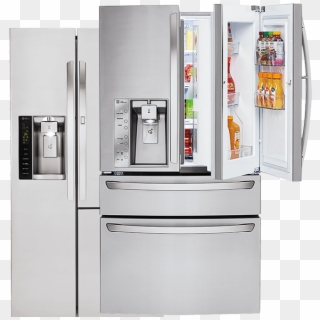 Lg Refrigerator Transparent Background - Lg Refrigerator Lmxs30776s, HD Png Download