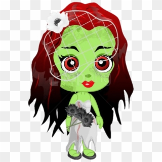 Free Png Zombie Girl Png - Girl Zombie Clip Art, Transparent Png