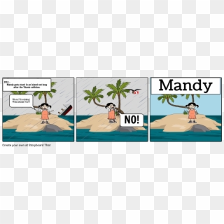 Mandy And The Coconut Tree - Comics, HD Png Download