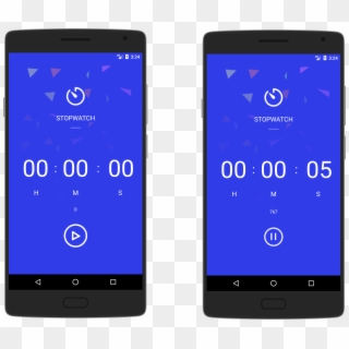 Stopwatch Is The Simple T Stopwatch App For Android - Stop Watch Android App, HD Png Download
