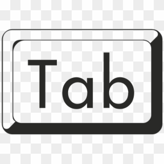 Open - Tab Key Icon Png, Transparent Png