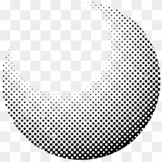 Sphere Icons Png - Half Tone Circle Png, Transparent Png