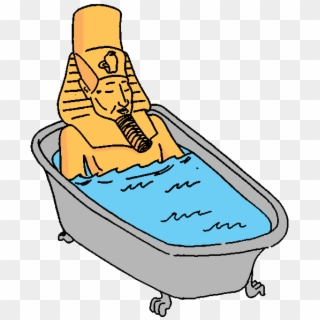 Egyptian Clipart Early Person - Ancient Egyptians Taking A Bath, HD Png Download
