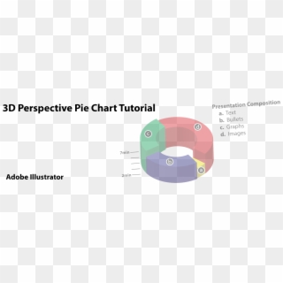 3d Pie Chart In Illustrator - 3d Pie Bar Chart, HD Png Download