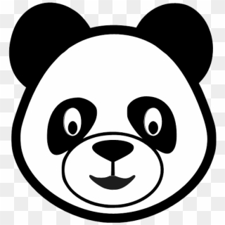 Panda - Panda Bear Head Clipart, HD Png Download