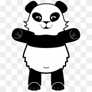Panda-pandaface - Cartoon, HD Png Download