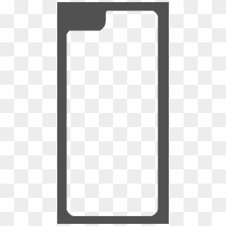 Iphone Template Png - Monochrome, Transparent Png