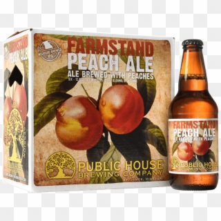 Farmstand Peach Ale Craft Beer Public House Brewing - Beer Bottle, HD Png Download