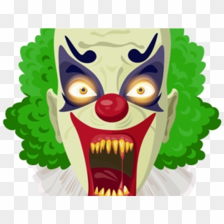 Clown Clipart Evil Jester - Scary Halloween Clipart Png, Transparent Png