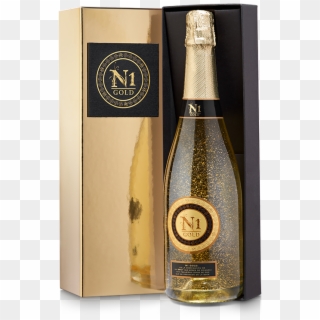 N1 Gold - Glass Bottle, HD Png Download