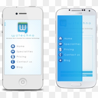 Wztechno Business Mobile Android Template By Codecanyon - Mobile App Template, HD Png Download