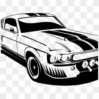 Classic Car Clipart Muscle Car - Ford Mustang Clip Art, HD Png Download