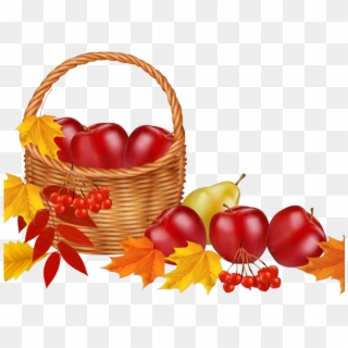Picnic Basket Clipart Picnic Day - Transparent Background Fall Clipart, HD Png Download