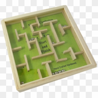 Green Maze - Wooden Maze, HD Png Download