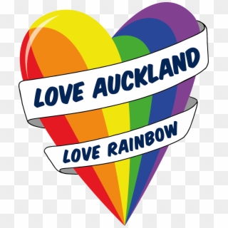 The Rainbow Heart Will Be Projected Onto Te Wharau - Graphic Design, HD Png Download