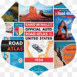 Celebrating The 95th Anniversary Of The Road Atlas - Rand Mcnally Atlas, HD Png Download