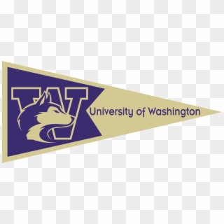 University Of Washington Pennant - University Of Washington, HD Png Download