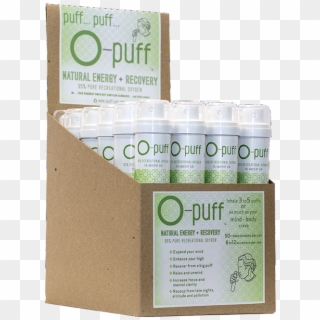 O Puff Pop Display Pack Natural Without Cannabis Leaf - Carton, HD Png Download
