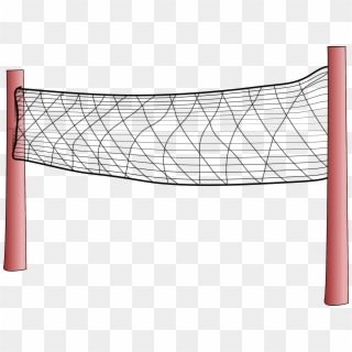 Volleyball Net Clip Art - Clip Art Volleyball Net, HD Png Download