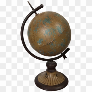 Vintage Globe On Stand - Globe, HD Png Download