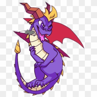 #spyro #dragon #purple #cartoon #flying - Spyro, HD Png Download
