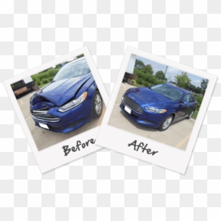 Before And After - Car Pic Accident Before And After, HD Png Download
