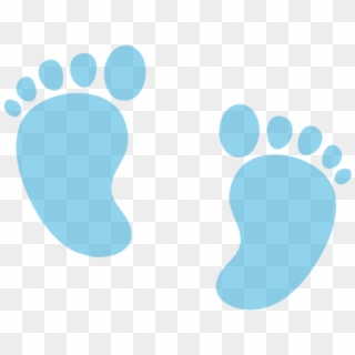 #babyfeet #baby #feet #footprint #print #pastel #blue - Can T Wait To Meet Those Tiny Little Feet, HD Png Download
