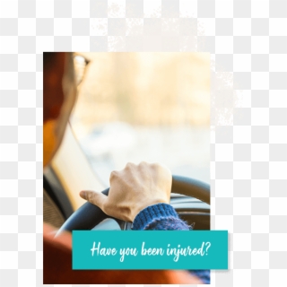 Phoenix Car Accident Lawyers Image - Driver In Car Holding Steering Wheel, HD Png Download