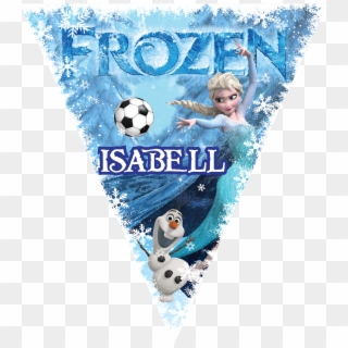 Frozen Triangle Individual Team Pennant - Cartoon, HD Png Download