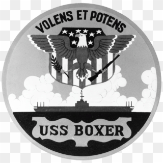 Uss Boxer Insignia, In 1959 (nh 64827 Kn) - Emblem, HD Png Download