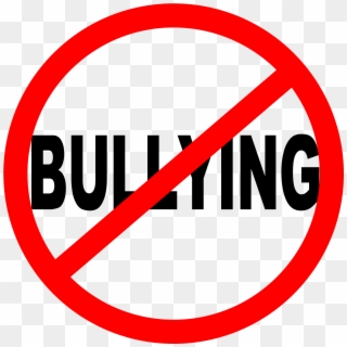 Image With The Word 'bullying' Crossed Out - Bullying No, HD Png Download