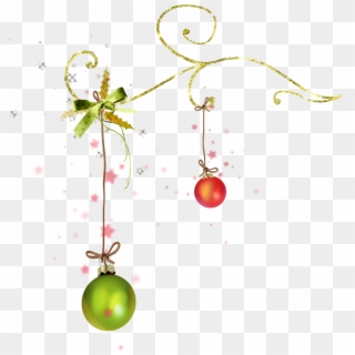 Ftestickers Christmas Decoration Balls Border Corner - Christmas Day, HD Png Download