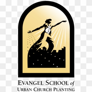 Gr Black Arch Sower Evangel School With Text, HD Png Download