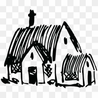 Free Clipart Of A Church - Black White Art Png, Transparent Png