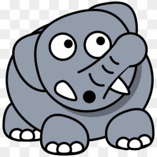Elephant Drop Clip Art - Animal Kingdom In Cartoon, HD Png Download