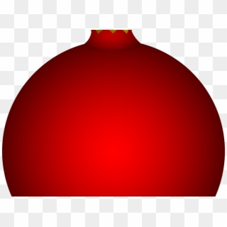 Bulb Clipart Red Christmas - Circle, HD Png Download