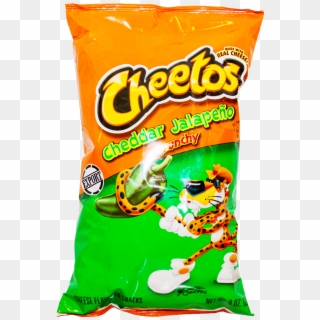 Cheetos Chips Cheddar Jalapeno Crunchy - Calories In Cheetos Jalapeno, HD Png Download