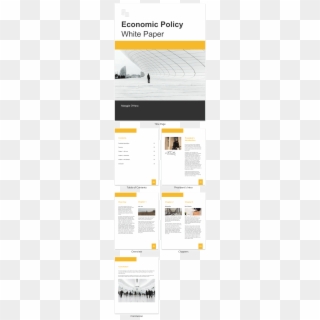 White Paper Examples - White Paper Web Example, HD Png Download