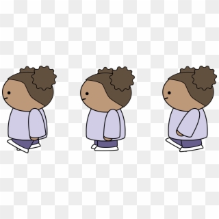 Computer Icons Can Stock Photo Drawing Girl Woman - Girl Cartoon Side View Png, Transparent Png