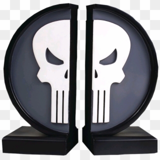 Punisher Logo Bookends - Punisher Logo, HD Png Download