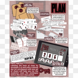 Escape The Room Math Games - Poster, HD Png Download
