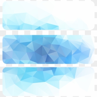 Blue Polygon Background - Graphic Design, HD Png Download