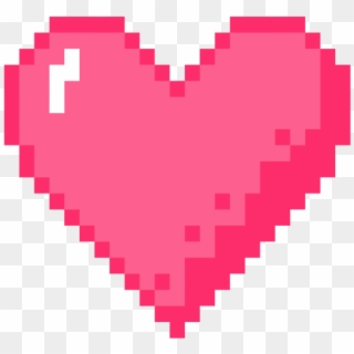 Pixel Art Heart Stickers - Pixel Art Heart, HD Png Download
