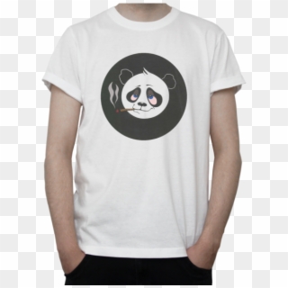 Stoner Panda Funny T-shirt Design Smoke Weed Legalise - Logo Puma Tuna, HD Png Download