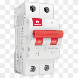 Electrical Switch Png Transparent Image - Havells Mcb 63 Amp Price, Png Download