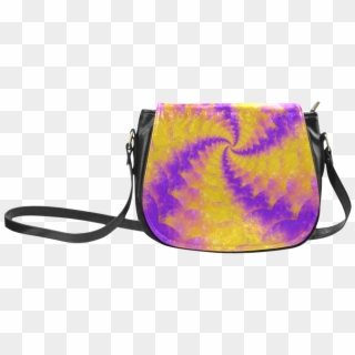 Color Explosion Spiral Yellow Lilac Composion Classic - Trick R Treat Sam Purse, HD Png Download