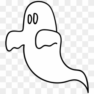 Ghosts, Ghost, Halloween, Spooky, Cute, Haunt - Ghost Black And White, HD Png Download